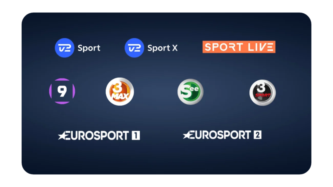 Sport tilvalg - 9 sportkanaler